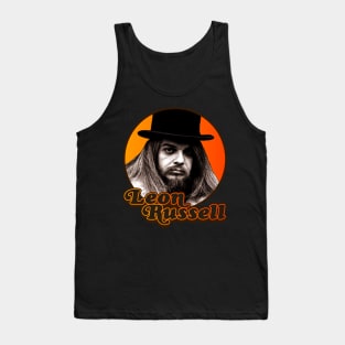 Leon Russell ))(( Retro Country Folk Legend Tank Top